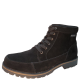 Bearpaw Men's Noah Cow Suede Ankle Boots Black 10M Affordable Designer Brands