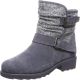 BEARPAW Women's Avery Boots SuedeGray Charcoal 11M from Affordable Designer Brands