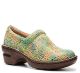 BOC Footwear Margaret Clogs Green Floral 