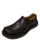 Born Mens Luis Moc-Toe Slip-On Loafers Leather Black 9.5M