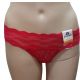 B.Temptd Lace Kiss Thong  Panties 970182 Tango Red Small Affordable Designer Brands