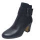 Bella Vita Women's Klaire Ankle Booties Leather Black 7.5 N from Affordable Designer Brands