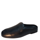 Carlos By Carlos Santana Men's Plane Mules Leather Sandals Black  9.5 D US Affordable Designer Brands