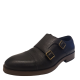 Cole Haan Men's Dress Shoes Henry Grand Double Monk Strap Loafers Java Brown 8M Affordable Designer Brands