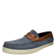Cole Haan Men's Pinch Weekender Canvas Loafers  11.5 M  Blue Chambray British Tan Leather from Affordable Designer Brands
