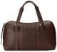 Cole Haan Brennan Chestnut Brown Leather Satchel Handbag Front Affordable Designer Brands
