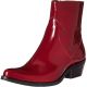 Calvin Klein Jeans Mens Alden Box Calf Leather Boots Dark Burgundy Red 11.5 M from Affordable Designer Brands