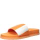Calvin Klein Men's Mackee Smooth Water Slide Sandals Orange 9M Affordable Designer Brands