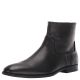 Calvin Klein Men's Llewin Black Dress Leather Boots 11M from Affordable Designer Brands