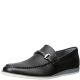 Calvin Klein Men's Slip-on Moccasin Toe Leather Loafer Black 8 M from Affordabledesignerbrands.com