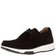 Calvin Klein Men's Kingsley Oily Suede Slip-On and Lace-up Sneakers Black 7 M from Affordabledesignerbrands.com