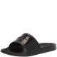Calvin Klein Mens Vincenzo Jelly Slide Sandal Black 10 from Affordable Designer Brands