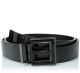 Calvin Klein 30-mm Metallic Patent Lucite Harness Black Large Belt 