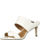 Calvin Klein Women's Cecily Dress Sandal Patent White 8.5M Affordable Designer Brands