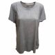 Calvin Klein Performance Epic Pleated-Back Top Shirt Grey XLarge