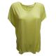 Calvin Klein Performance Relaxed Tie-Back T-Shirt Light Yellow Large
