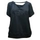 Calvin Klein Performance Open-Back Cropped T-Shirt Black Large