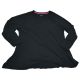 Calvin Klein Performance Plus Size Cross-Over Hem Top Sweatshirt Black 2X