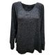 Calvin Klein Plus Size Marled Active Sweatshirt Black 1X