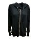Calvin Klein Performance Plus Size Zip Thermal Hoodie Jacket Black