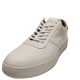 Collegium Mens Bianco Lace-up Sneakers Leather White 10M from Affordable Designer Brands