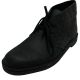 Clarks Mens Bushacre Fabric Black Felt Feutre Noir Chukka Boots 10 M Affordable Designer Brands