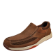 Clarks Of England Mens Shoes Langton Easy Nubuck Leather Slip On  Sneakers 11M Tan Brown from Affordable Designer Brands
