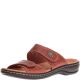 Clarks Collections Women's Leisa Lacole Flat Sandals Leather Tan Brown 10M from Affordabledesignerbrands.com
