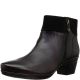 Clarks Women's Emslie Twist Leather Booties Black 5M from Affordabledesignerbrands.com