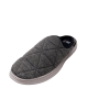Dearfoams Men's Heathered Knit Quilt Gray Silver 9-10M from Affordable Designer Brands