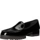 Donald J Pliner Women's Elen Loafers Black Patent Loafers 7M Affordable Designer Brands