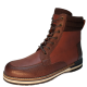 DKNY Mens Winston Jack Leather Boots Leather Dark Brown 11M from Affordable Designer Brands