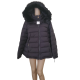 DKNY Womens Plus Size Faux-Fur-Trim Hooded Puffer Coat Black 3X Affordable Designer Brands