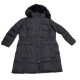 DKNY Women Plus Size Faux-Fur Trim Hooded Anorak Coat Black 1X Affordable Designer Brands closed