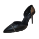 DKNY Womens Dress Shoes Rosetta Dorsay Leather Slip On Pumps Black 9.5M from Affordable Designer Brands