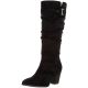 Dr. Scholl's Shoes Women's Devote Wide Calk Riding Boot Black 8W from Affordable Designer Brands
