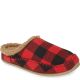 Deer Stags Mens Nordic Plus Plush Memory Foam slippers Red Checkered 10 M from Affordable Designer Brands