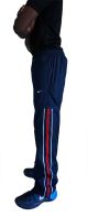 Nike 115861 Mens  Athletic large  Navy with Red Stripe Track pants