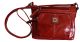 Giani Bernini Florentine Genuine Red Glazed Leather handbag Front From Affordable Designer Brands
