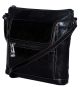 Giani Bernini Glazed BLK Leather Crossbody handbag