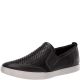 Ecco Men's Collin 2.0 Perforated Black Leather Sneakers 42 EU 8M US from Affordable Designer Brands