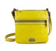 Fossil Explorer Leather Mini Yellow Crossbody Handbag Front From Affordable Designer Brands