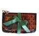 Fossil Key-Per Print Coated Canvas Zip Top Pouches