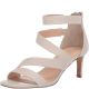 Franco Sarto Womens Celia Leather Ivory Heeled Sandals 6.5 M from Affordable Designer Brands