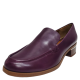 Franco Sarto Women's NewBocca Leather Loafers Bordeaux Purple 8M Affordable Designer Brands