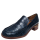 Franco Sarto Women's NewBocca Leather Loafers Dark Blue 9M Affordable Designer Brands