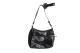 Giani Bernini Glazed Leather Black Hobo Shoulder Handbag