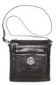 Giani Bernini Florentine Glazed Leather North Black Crossbody Handbag