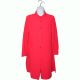 Grace Elements Women Tunic Button Down Long Sleeve Shirt Jazzy Red Medium Affordable Designer Brands