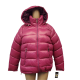 Guess Women's Quilted Hooded Puffer Coat High Shine Magenta Pink Medium from Affordable Designer Brands